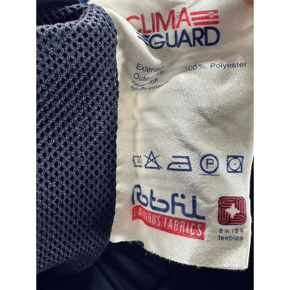 Vintage Cutter & Buck Men's Large 1/4 Zip Windbreaker Clima Guard Hong Kong - Picture 9 of 9